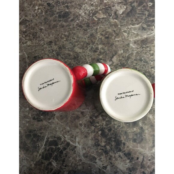 Sandra Magsamen Christmas mugs lot - Picture 4 of 4